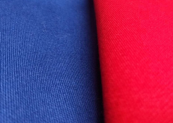cotton flame retardant fabric 270GSM Twill 3 / 1 cloth for workwear