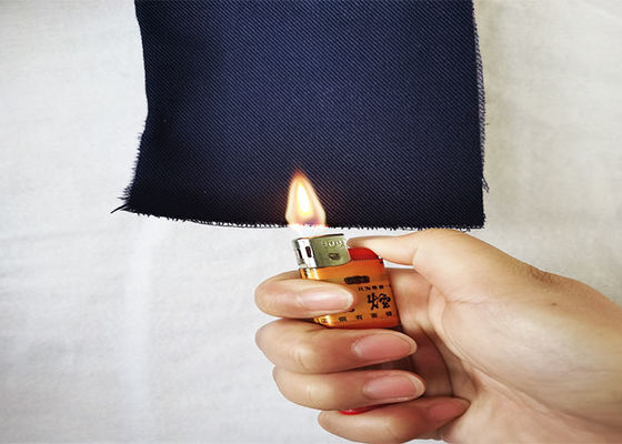 cotton flame retardant fabric 270GSM Twill 3 / 1 cloth for workwear